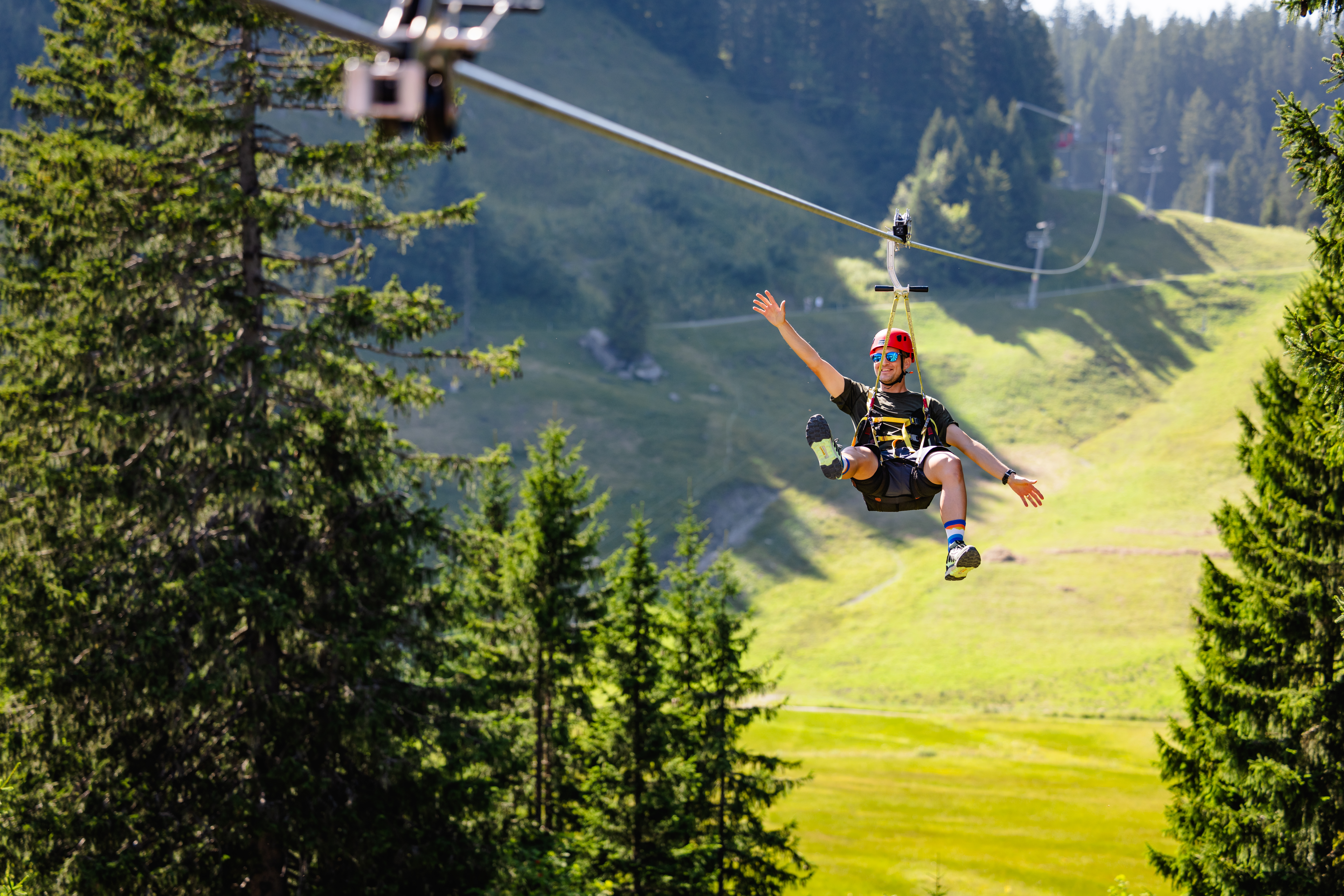 Firmengruppe beim Teamevent Sternensauser Hoch-Ybrig